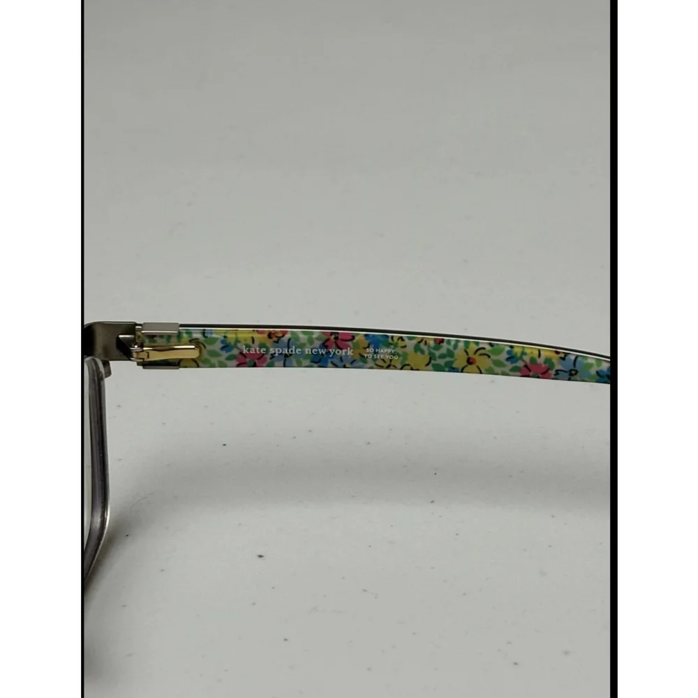 Kate Spade Ivie 009Q Eyeglass Frames Women’s 52-16-140 Floral Temple Glasses - Picture 6 of 12